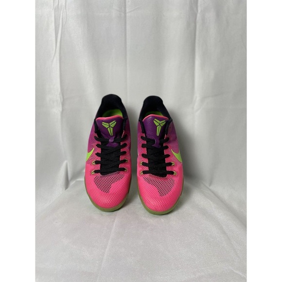 Size 8.5 - Nike Kobe 11 Mambacurial Pink Flash Green Men\'s Sneakers main image 4
